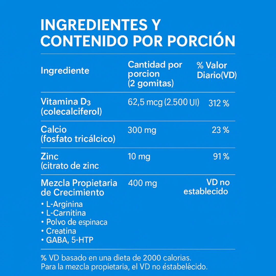 Aluna® Crecimiento Óseo Natural