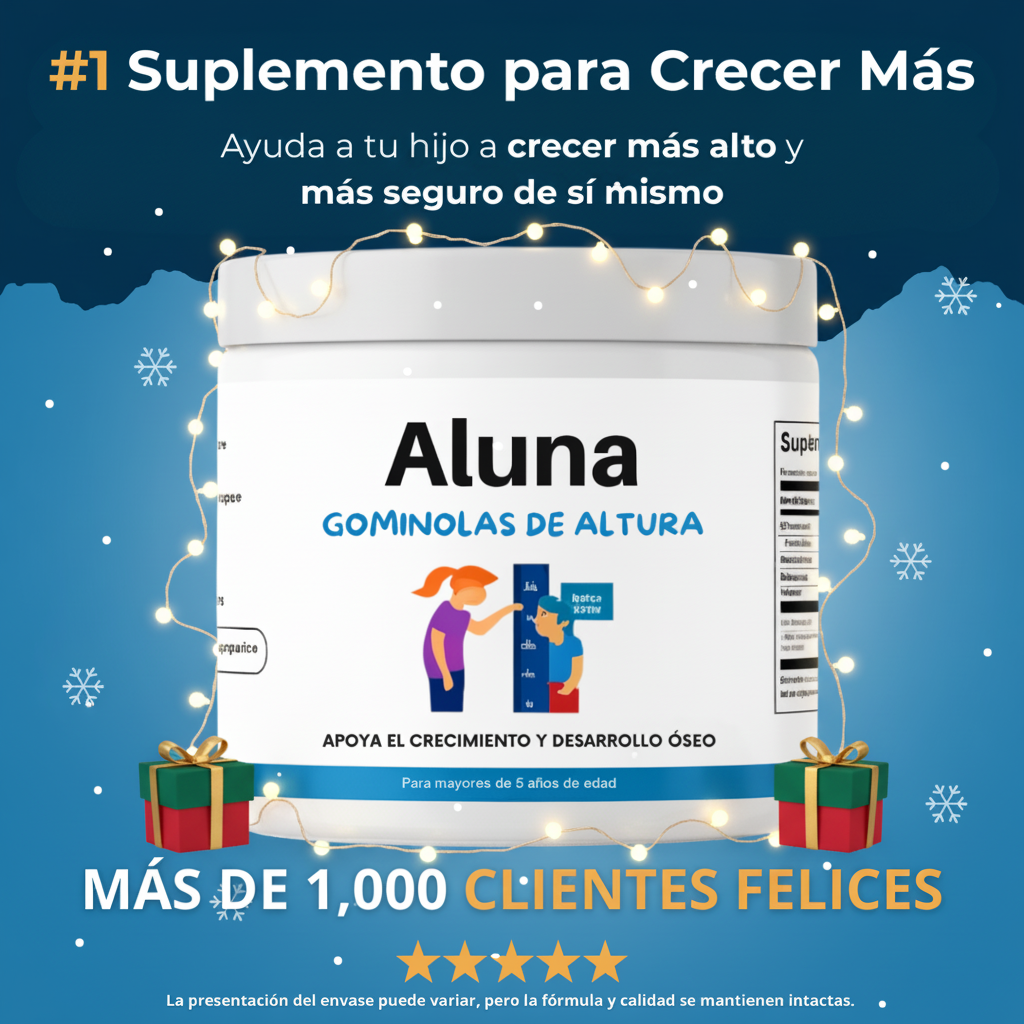 Aluna® Crecimiento Óseo Natural